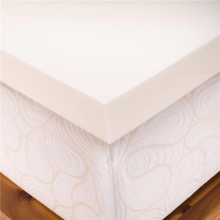 Memory Foam Solutions Memory Foam Solutions UBSPUMK2803 3 in. Thick King Size Medium Firm Conventional Polyurethane Foam Mattress Pad Bed Topper UBSPUMK2803
